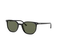 Ray - Ban Unisex Ray - Ban RB2197 ELLIOT 901/31 Lunettes de soleil Plastique Noir Vert Carré Normale