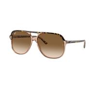 Ray - Ban Unisex Ray - Ban RB2198 BILL 129251 Lunettes de soleil Acétate Or Marron Carré Normale Ombré
