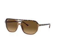 Ray - Ban Unisex Ray - Ban RB2205 BILL ONE 1292M2 Lunettes de soleil Acétate Or Marron Géométrique Polarisé Ombré