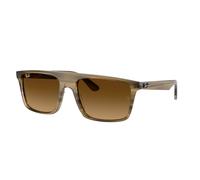 Ray - Ban Unisex Ray - Ban RB2222 143985 Lunettes de soleil Acétate Vert Marron Carré Normale Ombré