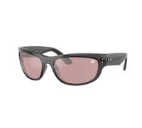 Ray - Ban Unisex Ray - Ban RB2289 MEGA BALORAMA 14543E Lunettes de soleil Acétate Noir Rouge Pillow Polarisé
