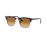 Ray - Ban Unisex Ray - Ban RB3016 CLUBMASTER 125651 Lunettes de soleil Acétate Marron Carré Normale Ombré