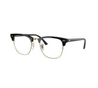 Ray - Ban Unisex Ray - Ban RB3016 CLUBMASTER 901/BF Lunettes de soleil Acétate Noir Transparent Carré Normale