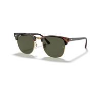 Ray - Ban Unisex Ray - Ban RB3016 CLUBMASTER W0366 Lunettes de soleil Acétate Tortue G15 Carré Normale