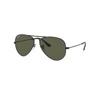 Ray-Ban Lunettes de soleil Aviator 3025/002/58 Mixte – Noir – Verres polarisants – 58 mm