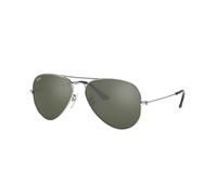 Ray - Ban Unisex Ray - Ban RB3025 AVIATOR 003/40 Lunettes de soleil Métal Argent Gris Pilote Normale