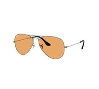 Ray - Ban Unisex Ray - Ban RB3025 AVIATOR 004/33 Lunettes de soleil Métal Gris Orange Pilote Normale
