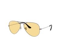 Ray - Ban Unisex Ray - Ban RB3025 AVIATOR 004/R6 Lunettes de soleil Métal Gris Jaune Pilote Normale