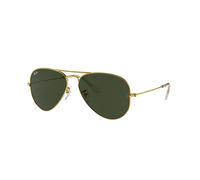 Ray - Ban Unisex Ray - Ban RB3025 AVIATOR W3234 Lunettes de soleil Métal Or G15 Pilote Normale