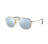 Ray-Ban Hexagonal Flat Lenses Argent Flash + Or