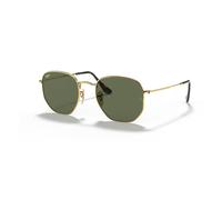 Ray - Ban Unisex Ray - Ban RB3548N HEXAGONAL 001 Lunettes de soleil Métal Or G15 Géométrique Normale