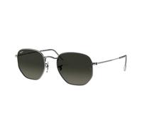 Ray - Ban Unisex Ray - Ban RB3548N HEXAGONAL 004/71 Lunettes de soleil Métal Gris Gris Géométrique Normale Ombré