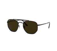 Ray - Ban Unisex Ray - Ban RB3648M THE MARSHAL II 002/58 Lunettes de soleil Métal Noir G15 Géométrique Polarisé