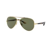 Ray - Ban Unisex Ray - Ban RB3675 001/58 Lunettes de soleil Métal Or G15 Pilote Polarisé