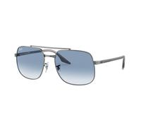 Ray - Ban Unisex Ray - Ban RB3699 004/3F Lunettes de soleil Métal Gris Bleu Carré Normale Ombré