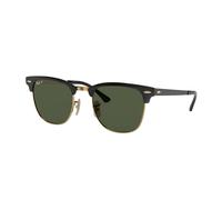 Ray - Ban Unisex Ray - Ban RB3716 CLUBMASTER METAL 187/58 Lunettes de soleil Métal Noir G15 Carré Polarisé