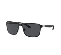 Ray - Ban Unisex Ray - Ban RB3721 186/87 Lunettes de soleil Métal Noir Gris Carré Normale