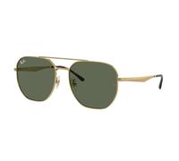 Ray - Ban Unisex Ray - Ban RB3724D 001/71 Lunettes de soleil Métal Or Vert Géométrique Normale
