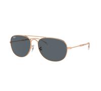 Ray - Ban Unisex Ray - Ban RB3735 BAIN BRIDGE 9202R5 Lunettes de soleil Métal Or Bleu Pilote Normale