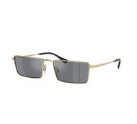Ray - Ban Unisex Ray - Ban RB3741 EMY 92136V Lunettes de soleil Métal Or Gris Carré Normale Flash