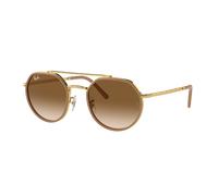 Ray - Ban Unisex Ray - Ban RB3765 001/51 Lunettes de soleil Métal Or Marron Géométrique Normale Ombré