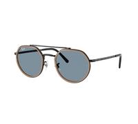 Ray - Ban Unisex Ray - Ban RB3765 9279R5 Lunettes de soleil Métal Noir Bleu Géométrique Normale