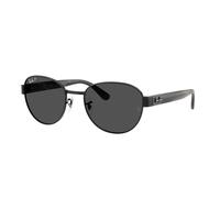 Ray - Ban Unisex Ray - Ban RB3766CH 002/K8 Lunettes de soleil Métal Noir Gris Carré Polarisé