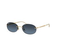 Ray - Ban Unisex Ray - Ban RB3767 001/4C Lunettes de soleil Métal Or Ronde Normale Ombré