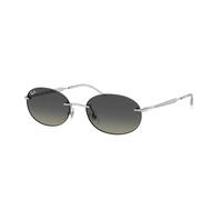 Ray - Ban Unisex Ray - Ban RB3767 003/11 Lunettes de soleil Métal Argent Gris Ronde Normale Ombré