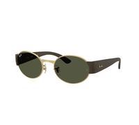 Ray - Ban Unisex Ray - Ban RB3770 001/31 Lunettes de soleil Métal Or Vert Ronde Normale