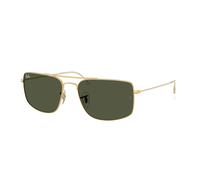 Ray - Ban Unisex Ray - Ban RB3779 EXPLORER 3 001/31 Lunettes de soleil Métal Or Vert Carré Normale