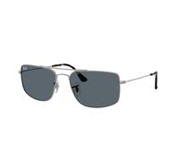 Ray - Ban Unisex Ray - Ban RB3779 EXPLORER 3 004/R5 Lunettes de soleil Métal Gris Bleu Carré Normale