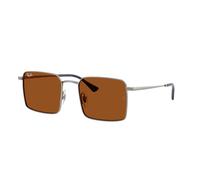 Ray - Ban Unisex Ray - Ban RB3782 004/73 Lunettes de soleil Métal Gris Marron Carré Normale