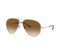 Ray - Ban Unisex Ray - Ban RB3825 OLD AVIATOR 001/51 Lunettes de soleil Métal Or Marron Pilote Normale Ombré