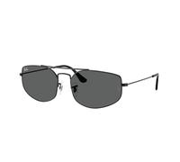 Ray - Ban Unisex Ray - Ban RB3845 EXPLORER 5 002/B1 Lunettes de soleil Métal Noir Gris Géométrique Normale