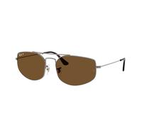 Ray - Ban Unisex Ray - Ban RB3845 EXPLORER 5 004/57 Lunettes de soleil Métal Gris Géométrique Polarisé