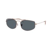 Ray - Ban Unisex Ray - Ban RB3845 EXPLORER 5 9035R5 Lunettes de soleil Métal Bronze Bleu Géométrique Normale