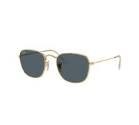 Ray - Ban Unisex Ray - Ban RB3857 FRANK 9196R5 Lunettes de soleil Métal Or Bleu Carré Normale