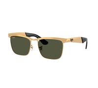 Ray - Ban Unisex Ray - Ban RB3875 WAYFARER DELUXE 927633 Lunettes de soleil Métal Or Vert Carré Normale