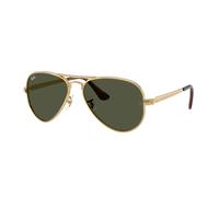 Ray - Ban Unisex Ray - Ban RB3925 AVIATOR MAX 001/31 Lunettes de soleil Métal Or Vert Pilote Normale