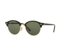 Ray - Ban Unisex Ray - Ban RB4246 CLUBROUND 901 Lunettes de soleil Acétate Noir G15 Ronde Normale