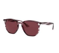 Ray - Ban Unisex Ray - Ban RB4306 643175 Lunettes de soleil Acétate Rouge Violet Géométrique Normale