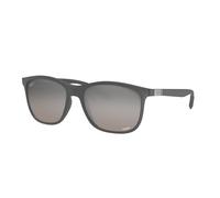 Ray - Ban Unisex Ray - Ban RB4330CH CHROMANCE 60175J Lunettes de soleil Injecté Gris Argent Carré Polarisé Miroir