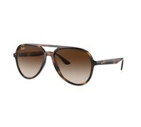 Ray - Ban Unisex Ray - Ban RB4376 710/13 Lunettes de soleil Injecté Tortue Marron Pilote Normale Ombré
