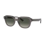 Ray - Ban Unisex Ray - Ban RB4398 ERIK 667571 Lunettes de soleil Acétate Gris Gris Carré Normale Ombré