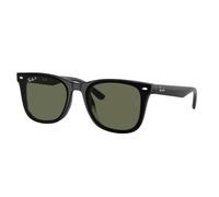 Ray - Ban Unisex Ray - Ban RB4420 601/9A Lunettes de soleil Injecté Noir Vert Carré Polarisé Antireflet