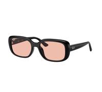 Ray - Ban Unisex RB4421D 667784 Lunettes de soleil Acétate Noir Rose Pillow Normale