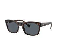 Ray - Ban Unisex Ray - Ban RB4428 710/R5 Lunettes de soleil Acétate Tortue Bleu Carré Normale