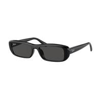 Ray - Ban Unisex Ray - Ban RB4436D 667787 Lunettes de soleil Injecté Noir Gris Pillow Normale
