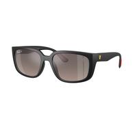Ray - Ban Unisex Ray - Ban RB4443M F6025J Lunettes de soleil Jeter un coup d'œil Noir Carré Polarisé